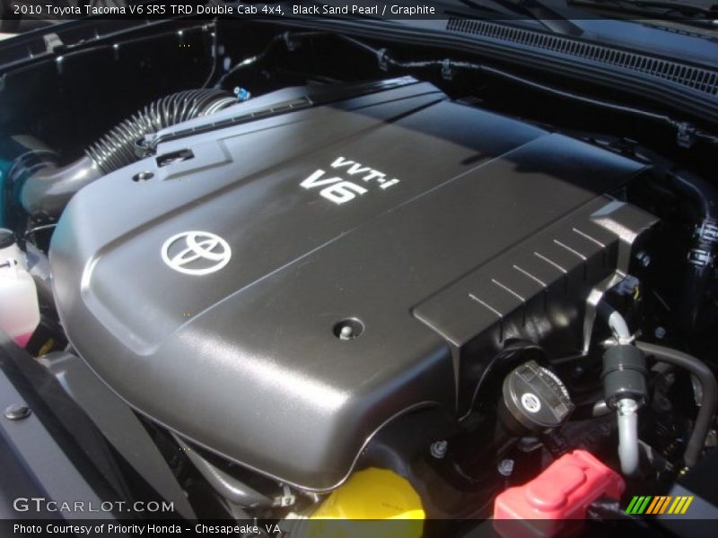Black Sand Pearl / Graphite 2010 Toyota Tacoma V6 SR5 TRD Double Cab 4x4