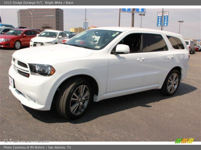 Bright White / Black 2013 Dodge Durango R/T