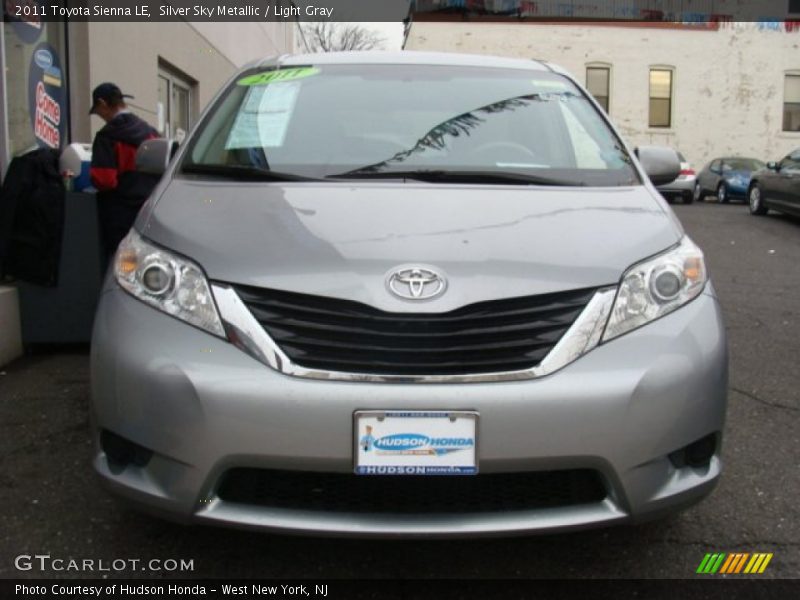 Silver Sky Metallic / Light Gray 2011 Toyota Sienna LE