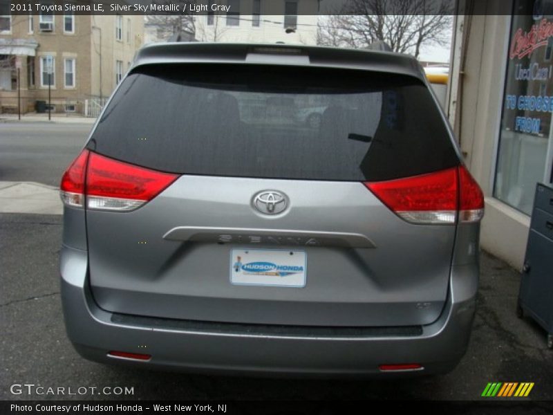 Silver Sky Metallic / Light Gray 2011 Toyota Sienna LE