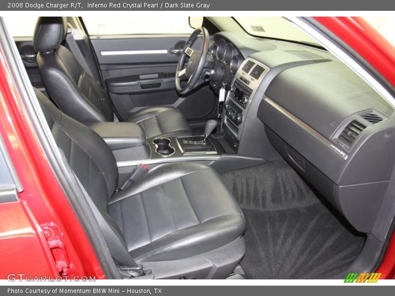 Inferno Red Crystal Pearl / Dark Slate Gray 2008 Dodge Charger R/T