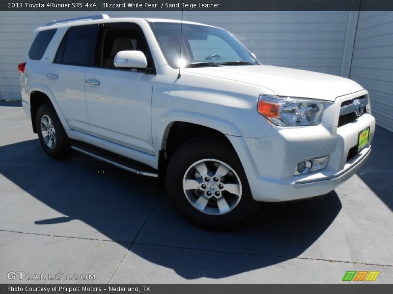Blizzard White Pearl / Sand Beige Leather 2013 Toyota 4Runner SR5 4x4