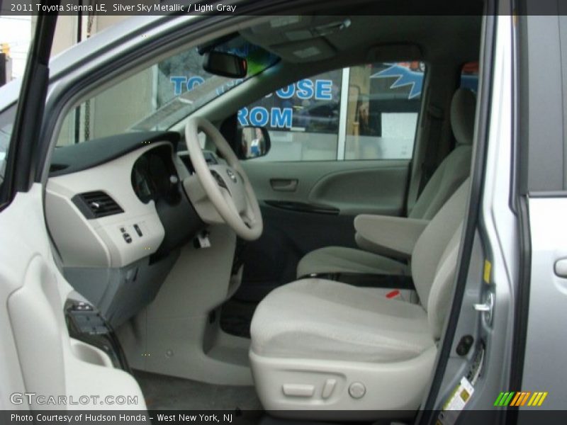Silver Sky Metallic / Light Gray 2011 Toyota Sienna LE