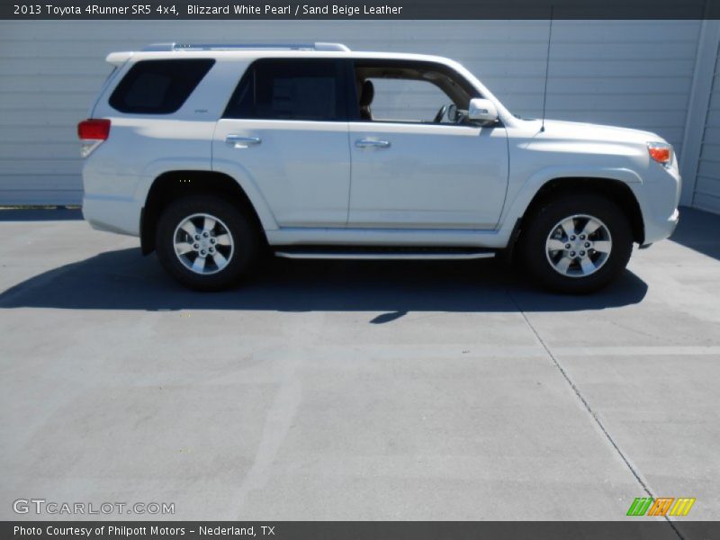 Blizzard White Pearl / Sand Beige Leather 2013 Toyota 4Runner SR5 4x4