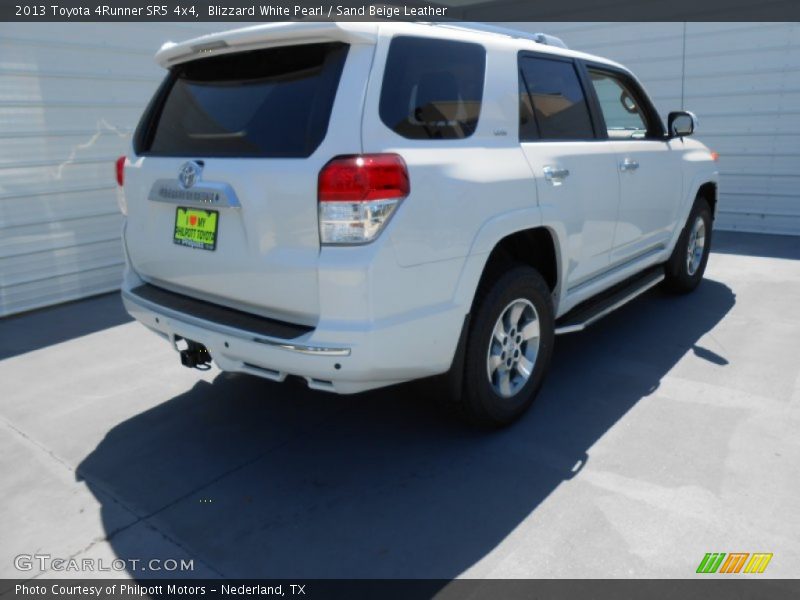 Blizzard White Pearl / Sand Beige Leather 2013 Toyota 4Runner SR5 4x4