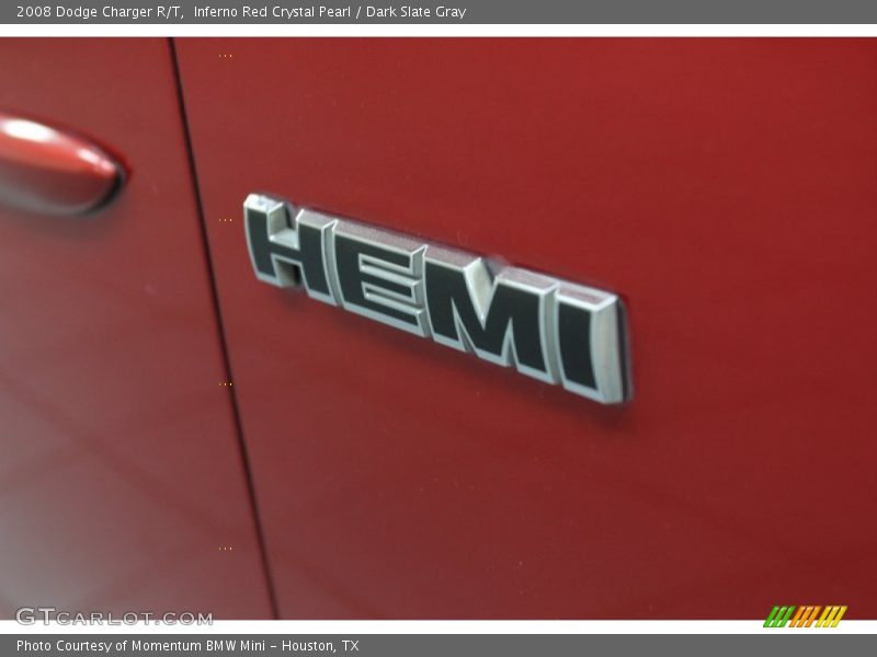 Inferno Red Crystal Pearl / Dark Slate Gray 2008 Dodge Charger R/T