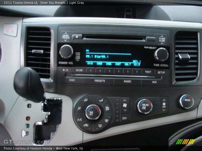Silver Sky Metallic / Light Gray 2011 Toyota Sienna LE