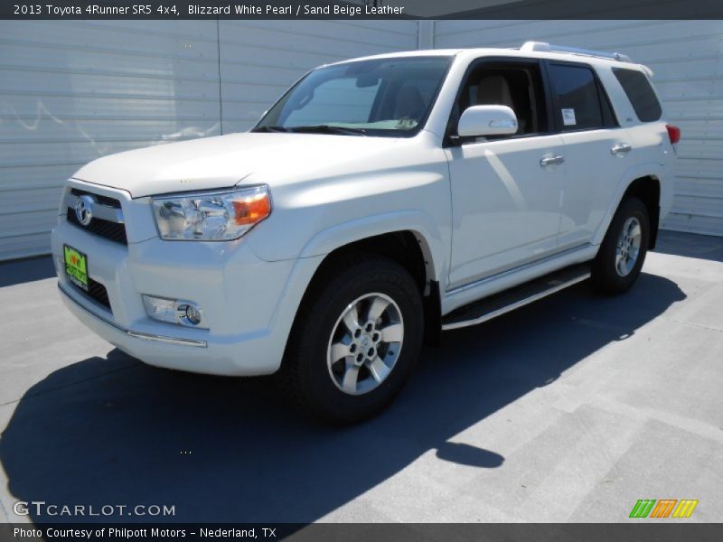 Blizzard White Pearl / Sand Beige Leather 2013 Toyota 4Runner SR5 4x4