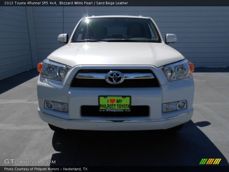 Blizzard White Pearl / Sand Beige Leather 2013 Toyota 4Runner SR5 4x4