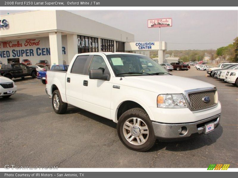 Oxford White / Tan 2008 Ford F150 Lariat SuperCrew