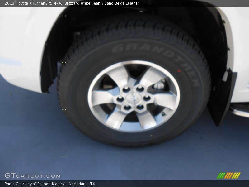 Blizzard White Pearl / Sand Beige Leather 2013 Toyota 4Runner SR5 4x4