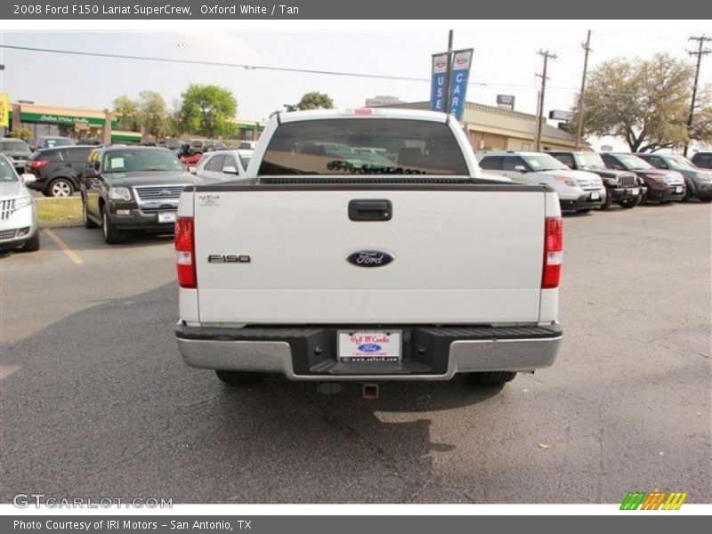 Oxford White / Tan 2008 Ford F150 Lariat SuperCrew