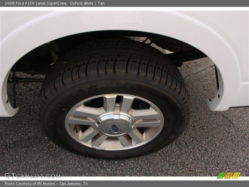 Oxford White / Tan 2008 Ford F150 Lariat SuperCrew