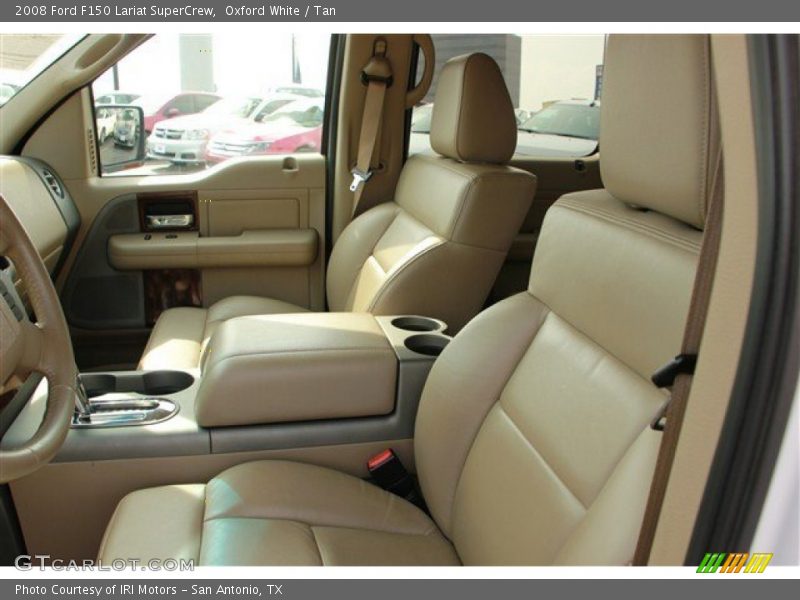 Oxford White / Tan 2008 Ford F150 Lariat SuperCrew