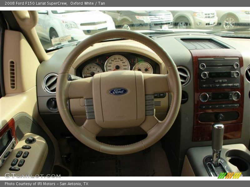 Oxford White / Tan 2008 Ford F150 Lariat SuperCrew