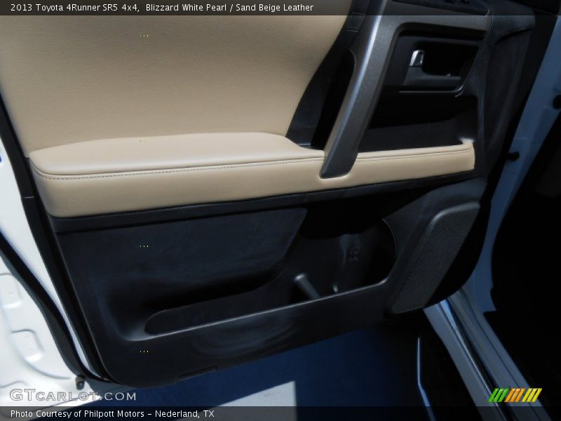 Blizzard White Pearl / Sand Beige Leather 2013 Toyota 4Runner SR5 4x4