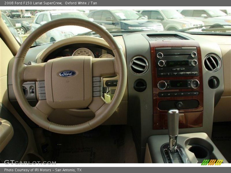 Oxford White / Tan 2008 Ford F150 Lariat SuperCrew