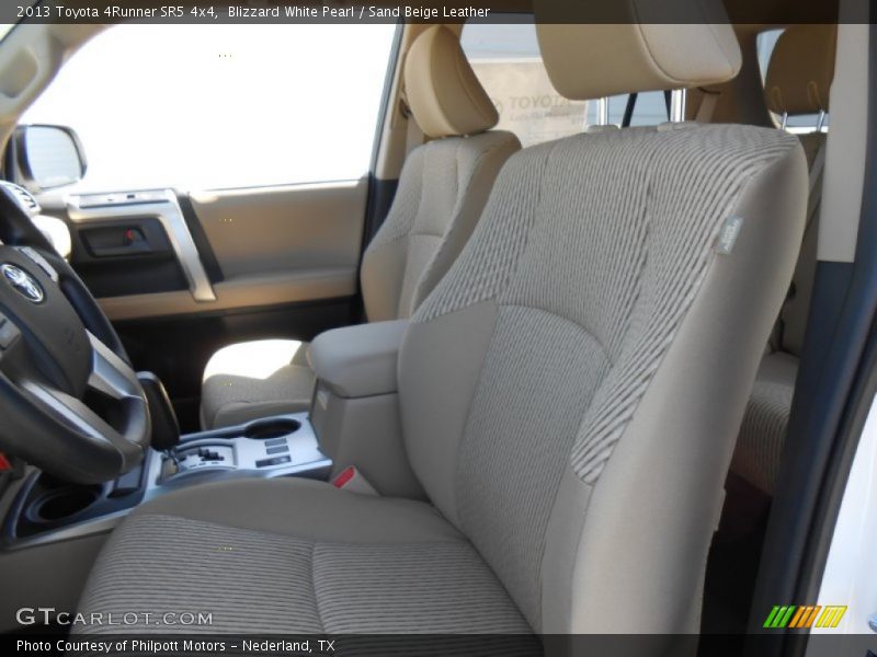 Blizzard White Pearl / Sand Beige Leather 2013 Toyota 4Runner SR5 4x4