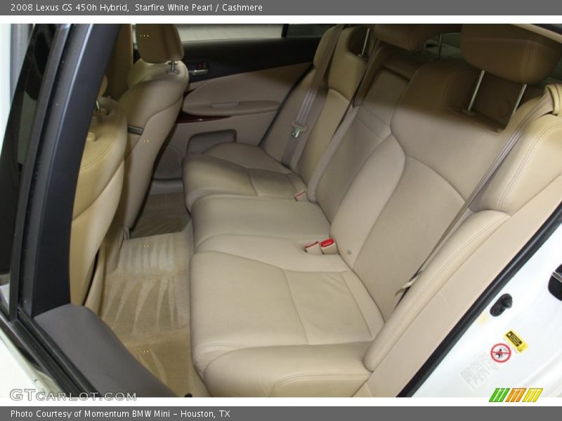 Rear Seat of 2008 GS 450h Hybrid