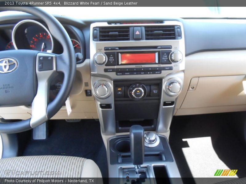 Blizzard White Pearl / Sand Beige Leather 2013 Toyota 4Runner SR5 4x4