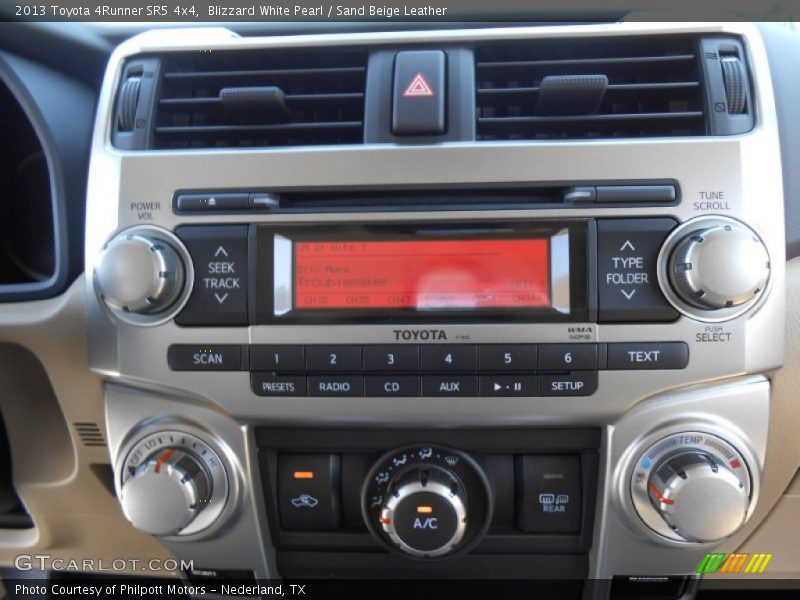 Blizzard White Pearl / Sand Beige Leather 2013 Toyota 4Runner SR5 4x4