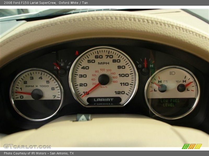 Oxford White / Tan 2008 Ford F150 Lariat SuperCrew