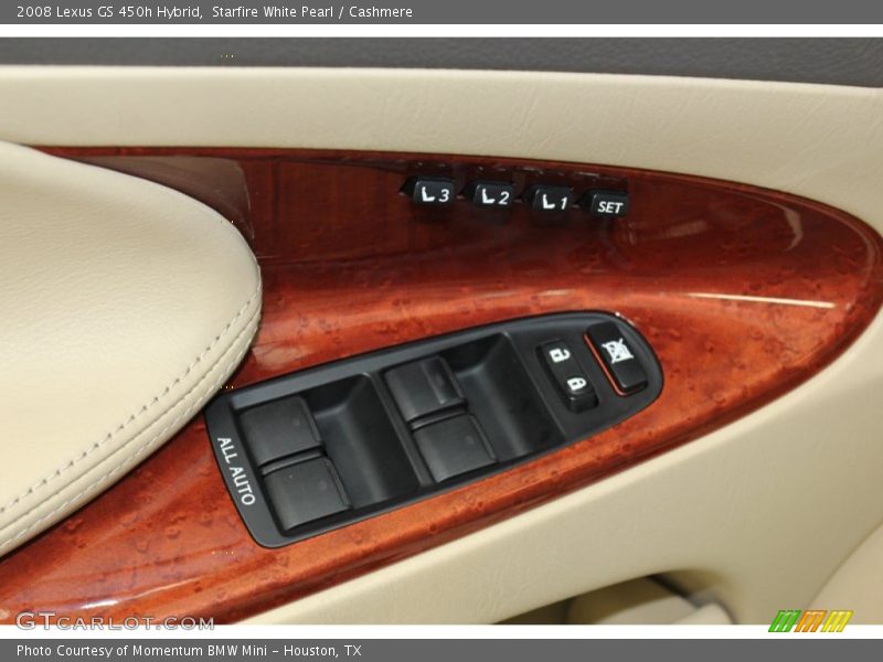 Controls of 2008 GS 450h Hybrid