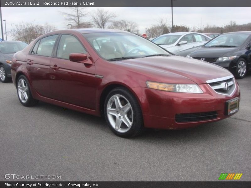 Redondo Red Pearl / Camel 2006 Acura TL 3.2
