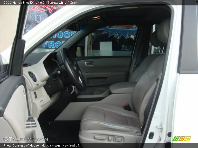 Taffeta White / Gray 2011 Honda Pilot EX-L 4WD