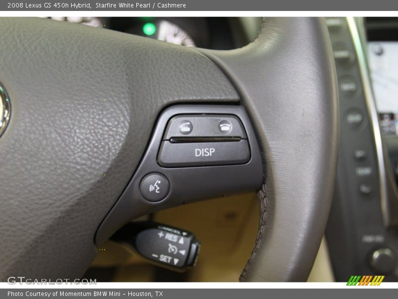 Controls of 2008 GS 450h Hybrid