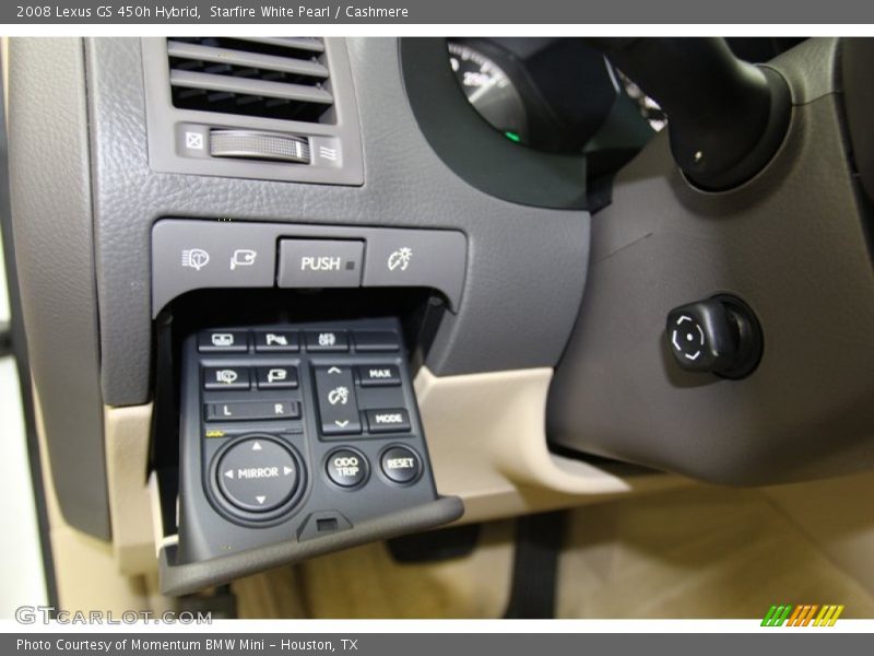 Controls of 2008 GS 450h Hybrid