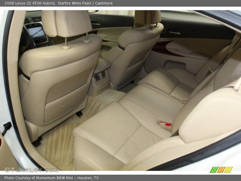 Rear Seat of 2008 GS 450h Hybrid