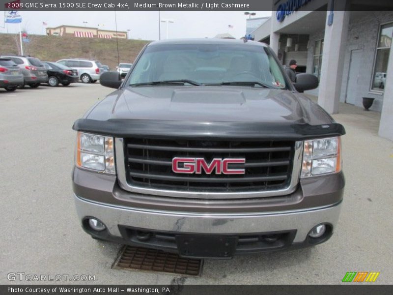 Medium Brown Metallic / Light Cashmere 2008 GMC Sierra 1500 SLE Crew Cab 4x4