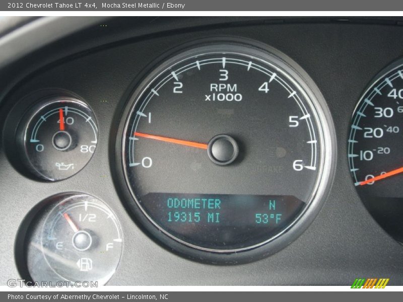 Mocha Steel Metallic / Ebony 2012 Chevrolet Tahoe LT 4x4