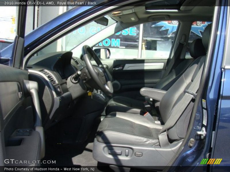 Royal Blue Pearl / Black 2010 Honda CR-V EX-L AWD