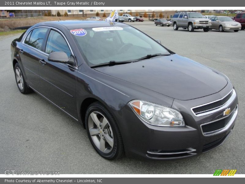Taupe Gray Metallic / Ebony 2011 Chevrolet Malibu LT