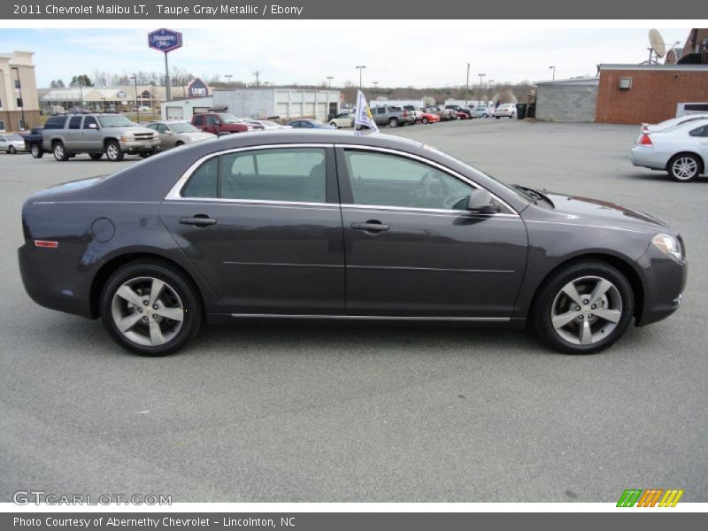 Taupe Gray Metallic / Ebony 2011 Chevrolet Malibu LT