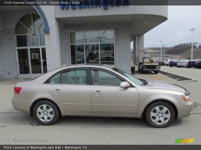 Golden Beige / Beige 2008 Hyundai Sonata GLS V6