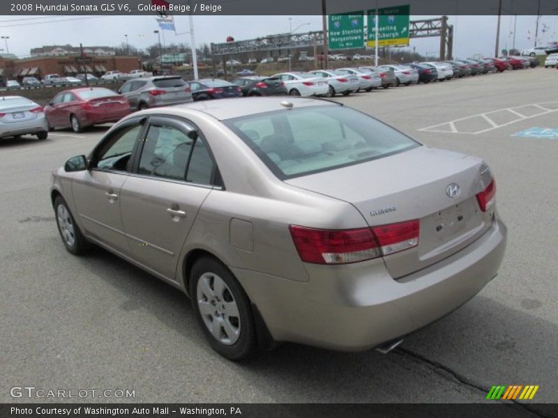 Golden Beige / Beige 2008 Hyundai Sonata GLS V6