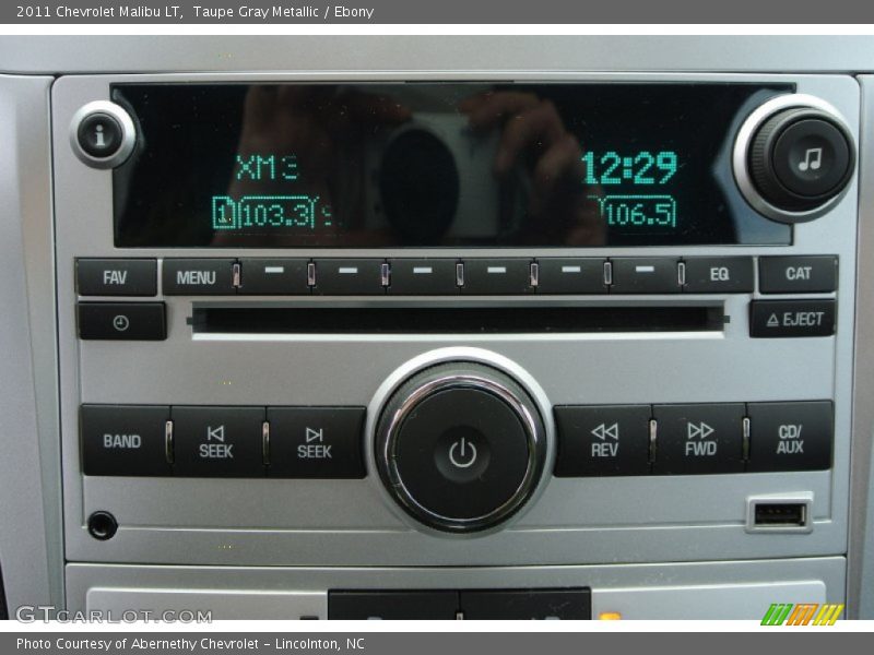 Taupe Gray Metallic / Ebony 2011 Chevrolet Malibu LT