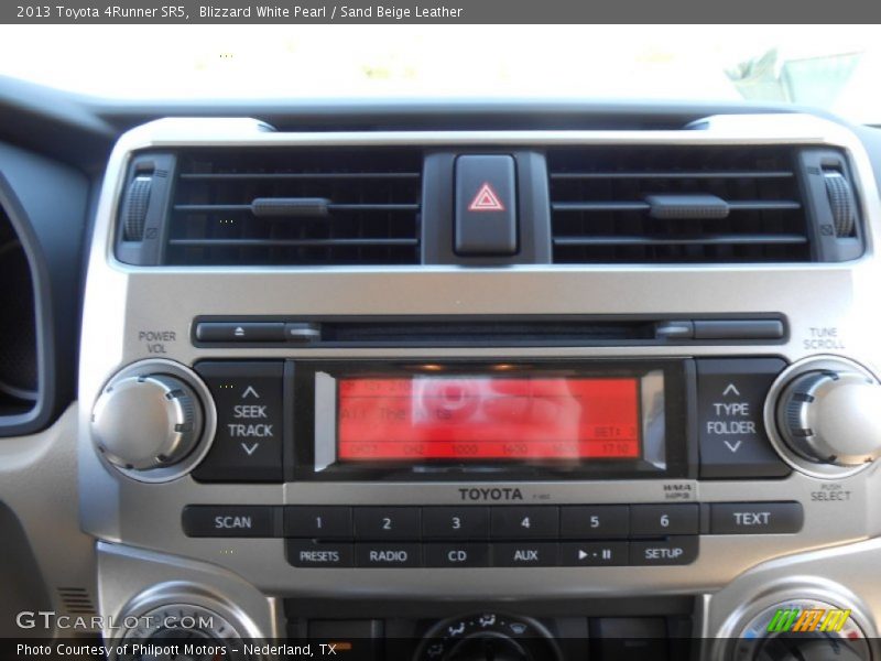 Blizzard White Pearl / Sand Beige Leather 2013 Toyota 4Runner SR5