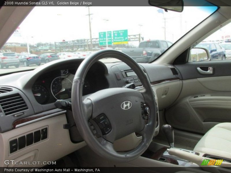 Golden Beige / Beige 2008 Hyundai Sonata GLS V6