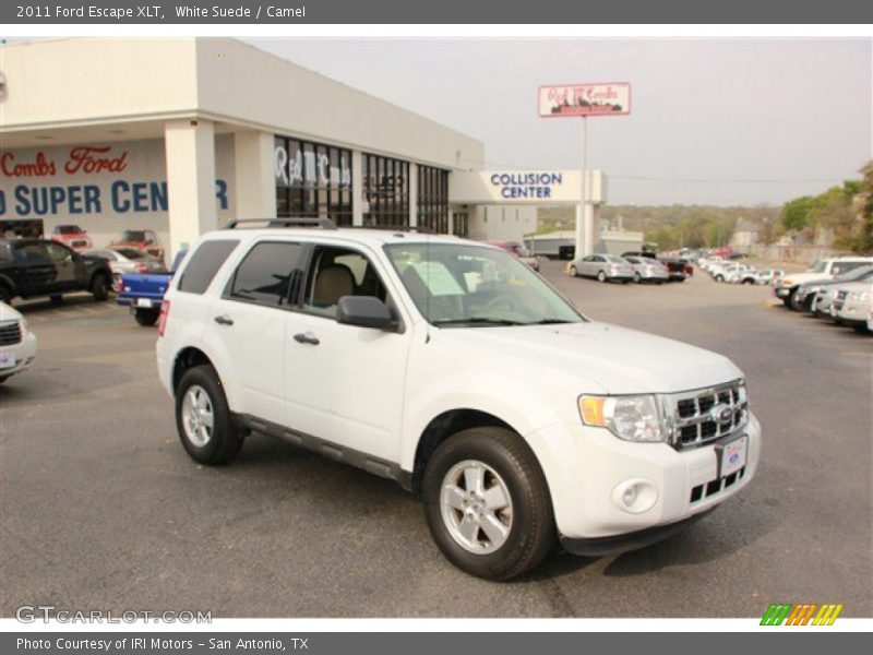 White Suede / Camel 2011 Ford Escape XLT