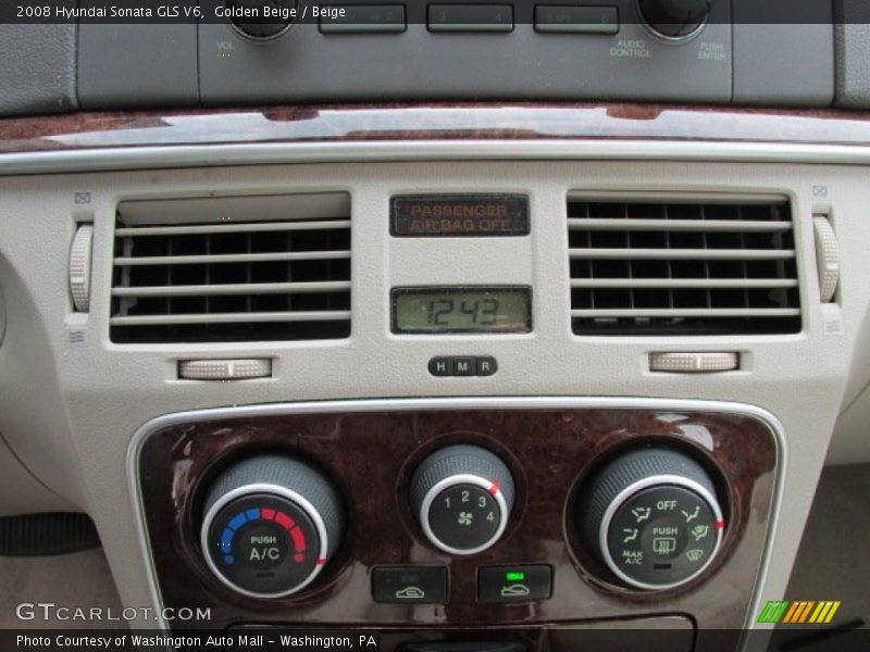 Golden Beige / Beige 2008 Hyundai Sonata GLS V6