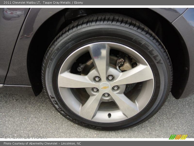 Taupe Gray Metallic / Ebony 2011 Chevrolet Malibu LT