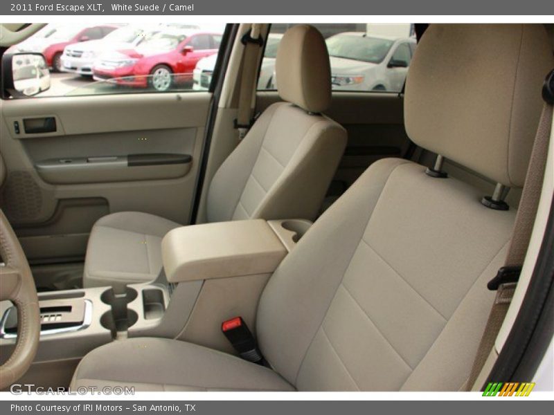 White Suede / Camel 2011 Ford Escape XLT