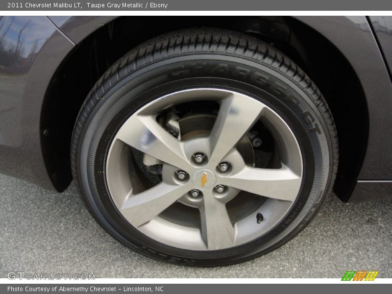 Taupe Gray Metallic / Ebony 2011 Chevrolet Malibu LT