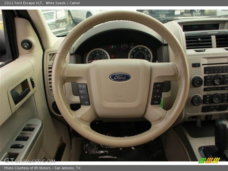 White Suede / Camel 2011 Ford Escape XLT