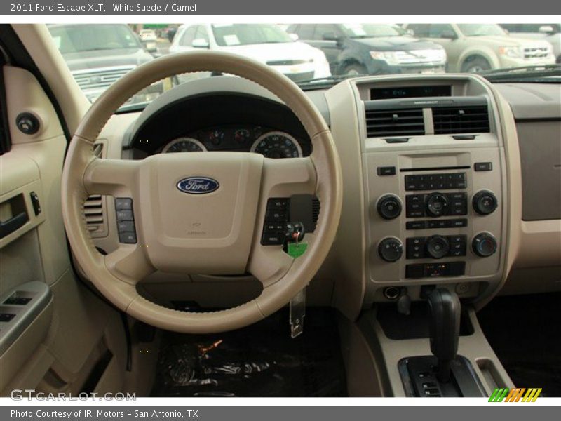 White Suede / Camel 2011 Ford Escape XLT