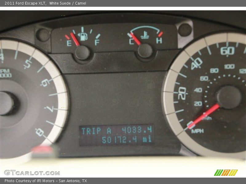 White Suede / Camel 2011 Ford Escape XLT